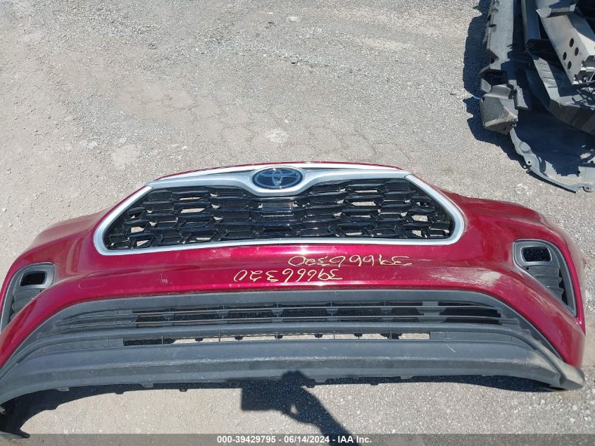 2020 Toyota Highlander Xle VIN: 5TDGZRAH2LS508307 Lot: 39429795