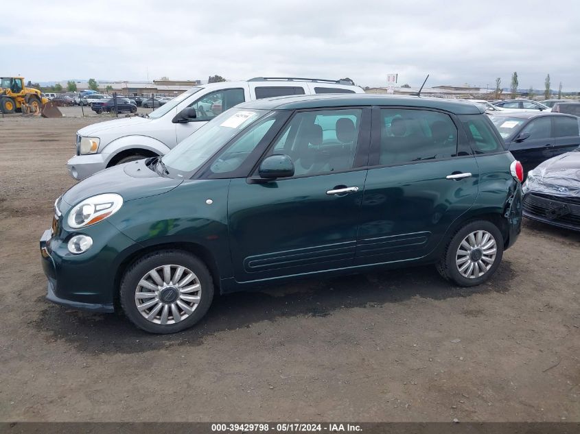 2014 Fiat 500L Easy VIN: ZFBCFABHXEZ000338 Lot: 39429798