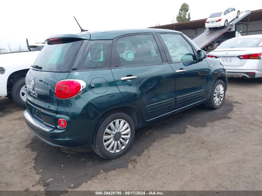 2014 Fiat 500L Easy VIN: ZFBCFABHXEZ000338 Lot: 39429798