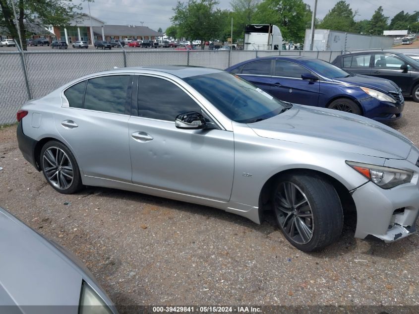 2017 Infiniti Q50 2.0T Sport VIN: JN1CV7AR0HM680221 Lot: 39429841