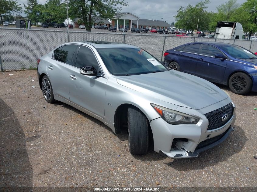 2017 Infiniti Q50 2.0T Sport VIN: JN1CV7AR0HM680221 Lot: 39429841