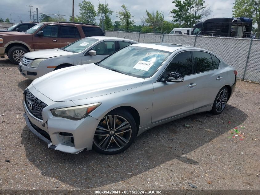 2017 Infiniti Q50 2.0T Sport VIN: JN1CV7AR0HM680221 Lot: 39429841