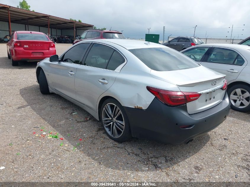 2017 Infiniti Q50 2.0T Sport VIN: JN1CV7AR0HM680221 Lot: 39429841