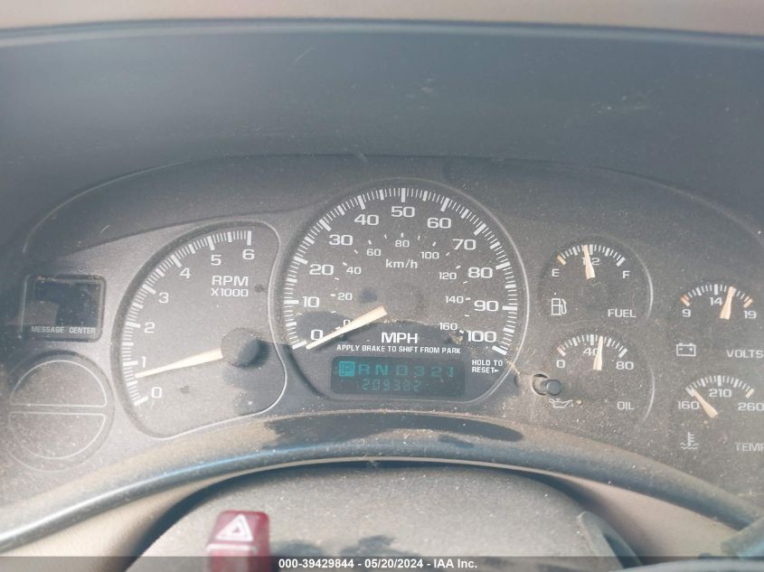 2001 Chevrolet Silverado 1500 Ls VIN: 2GCEK19T511351592 Lot: 39429844