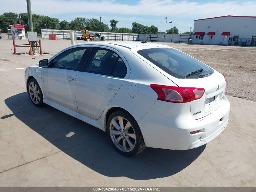 2014 Mitsubishi Lancer Sportback Gt VIN: JA32X8HWXEU003644 Lot: 39429846