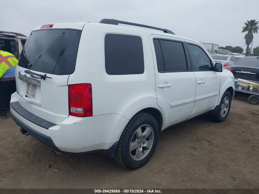 2011 Honda Pilot Ex-L VIN: 5FNYF3H58BB031973 Lot: 39429865