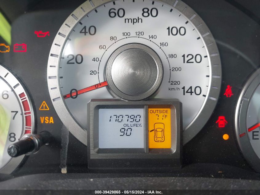 2011 Honda Pilot Ex-L VIN: 5FNYF3H58BB031973 Lot: 39429865