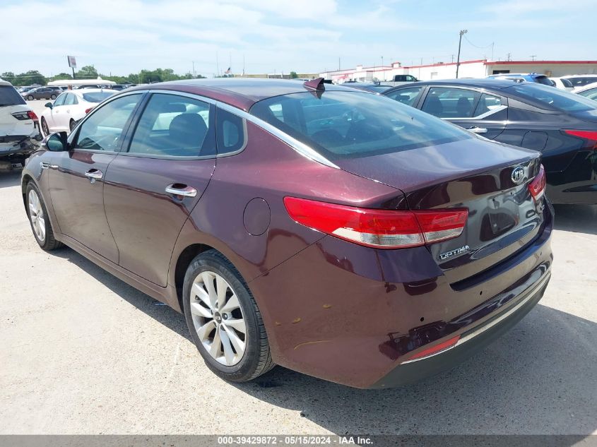 2018 Kia Optima Ex VIN: 5XXGU4L35JG224882 Lot: 39429872