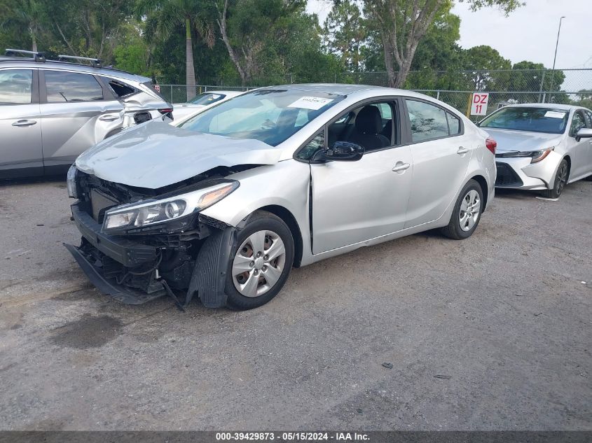 2018 Kia Forte Lx VIN: 3KPFL4A74JE247681 Lot: 39429873