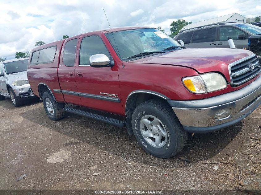 2000 Toyota Tundra Sr5 V8 VIN: 5TBBT4411YS080775 Lot: 39429880