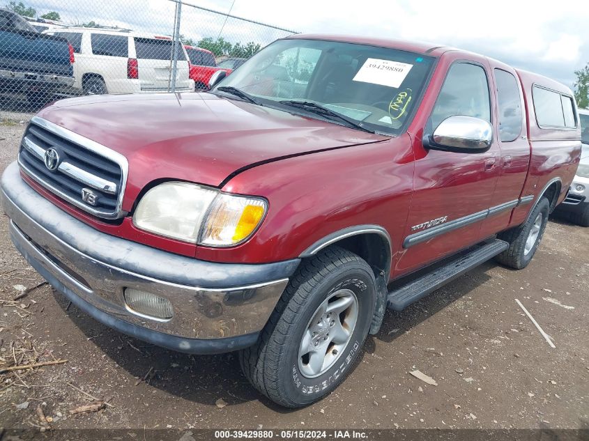 2000 Toyota Tundra Sr5 V8 VIN: 5TBBT4411YS080775 Lot: 39429880