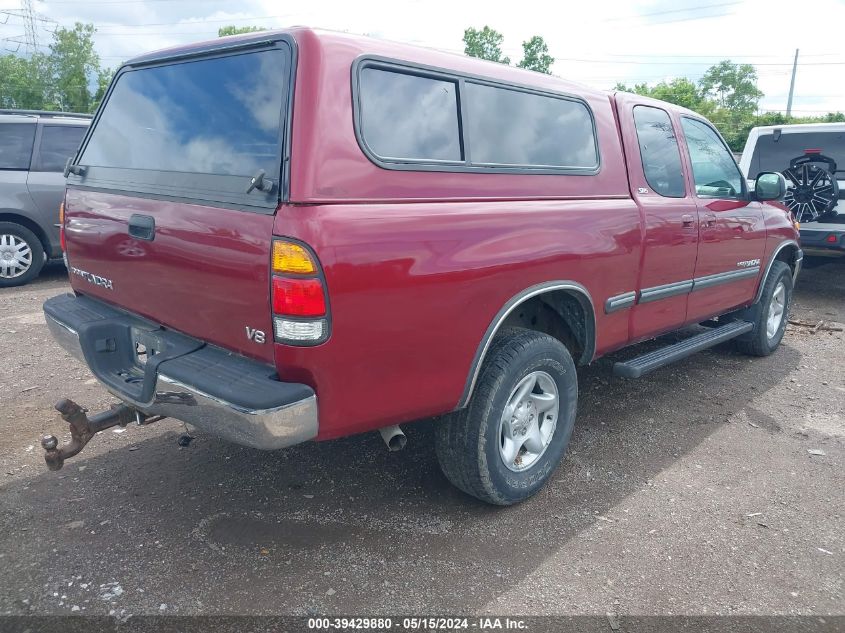 2000 Toyota Tundra Sr5 V8 VIN: 5TBBT4411YS080775 Lot: 39429880