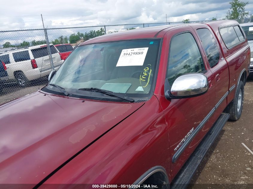 2000 Toyota Tundra Sr5 V8 VIN: 5TBBT4411YS080775 Lot: 39429880