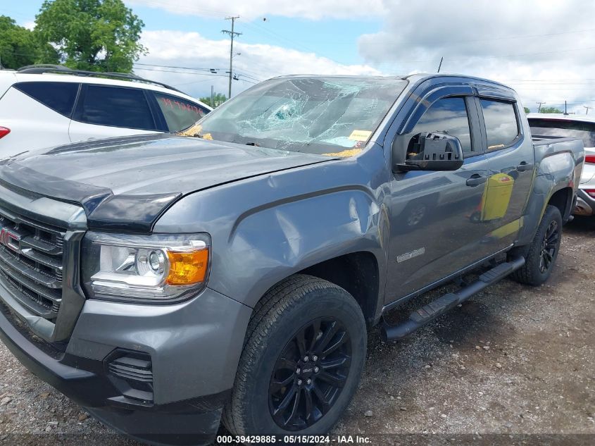 2021 GMC Canyon 2Wd Short Box Elevation Standard VIN: 1GTG5BEA1M1184913 Lot: 39429885