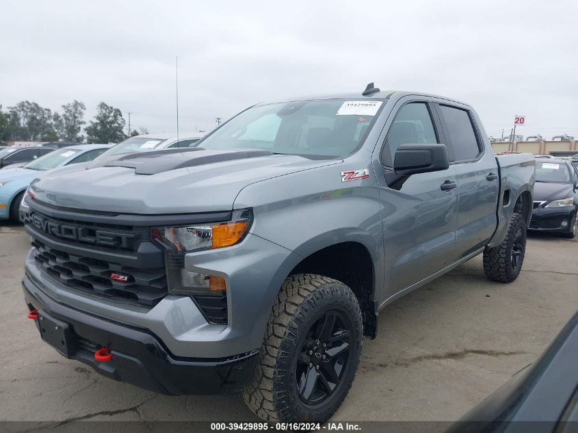 2023 Chevrolet Silverado 1500 4Wd Short Bed Custom Trail Boss VIN: 3GCUDCEDXPG235174 Lot: 39429895