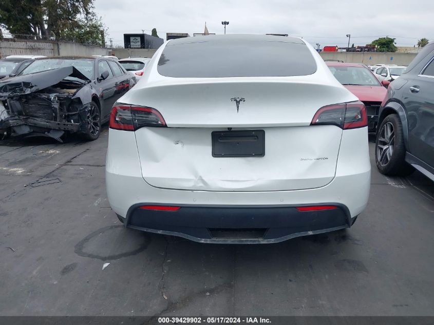 2021 Tesla Model Y Long Range Dual Motor All-Wheel Drive VIN: 5YJYGDEE1MF213038 Lot: 39429902