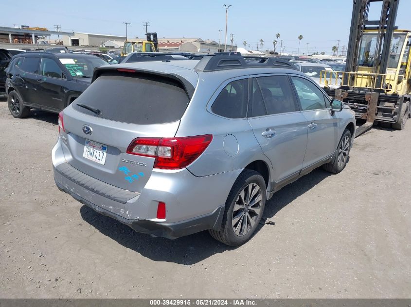 2015 Subaru Outback 2.5I Limited VIN: 4S4BSANC4F3256866 Lot: 39429915