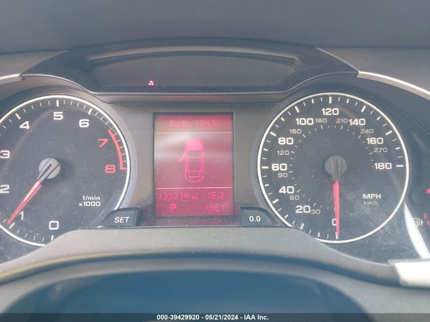 2012 Audi A4 2.0T Premium VIN: WAUBFAFL8CA119005 Lot: 39429920