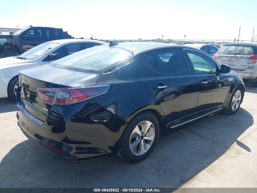 2014 Kia Optima Hybrid Lx VIN: KNAGM4AD1E5063353 Lot: 39429922