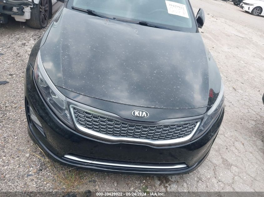 2014 Kia Optima Hybrid Lx VIN: KNAGM4AD1E5063353 Lot: 39429922