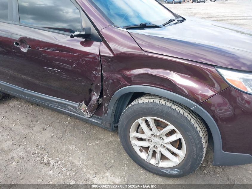 2015 Kia Sorento Lx VIN: 5XYKT4A61FG577391 Lot: 39429928