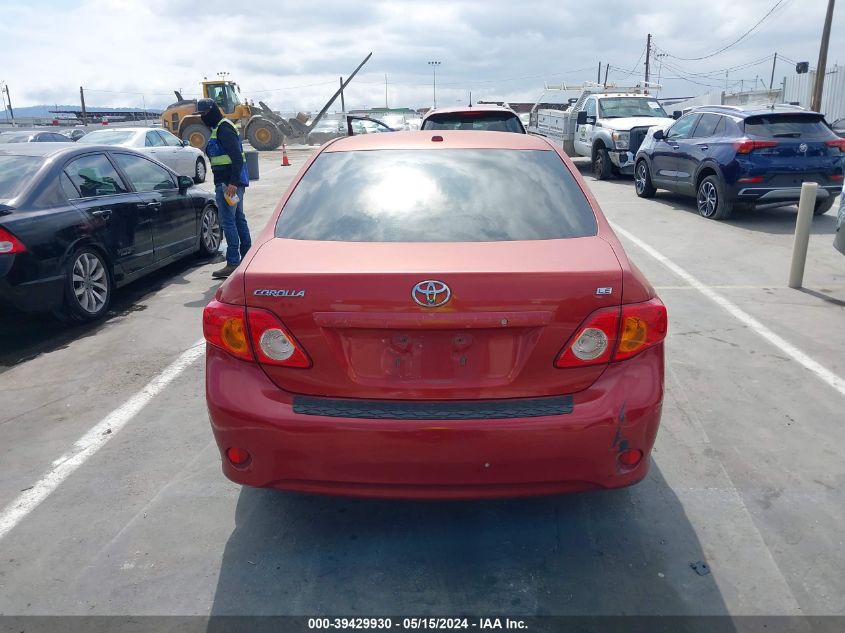 2009 Toyota Corolla Le VIN: JTDBL40E399083631 Lot: 39429930