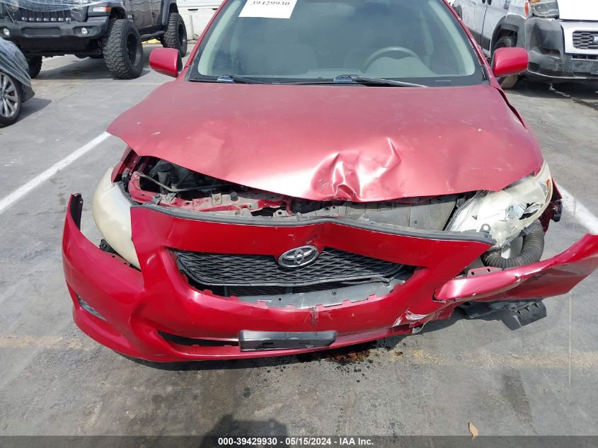 2009 Toyota Corolla Le VIN: JTDBL40E399083631 Lot: 39429930