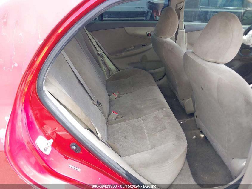 2009 Toyota Corolla Le VIN: JTDBL40E399083631 Lot: 39429930