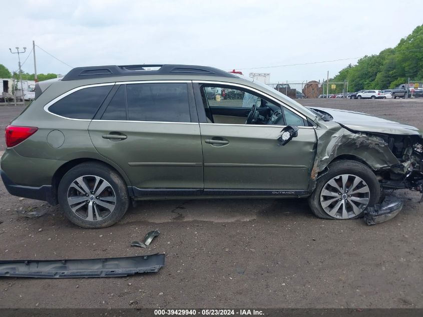 2018 Subaru Outback 2.5I Limited VIN: 4S4BSANC1J3274668 Lot: 39429940