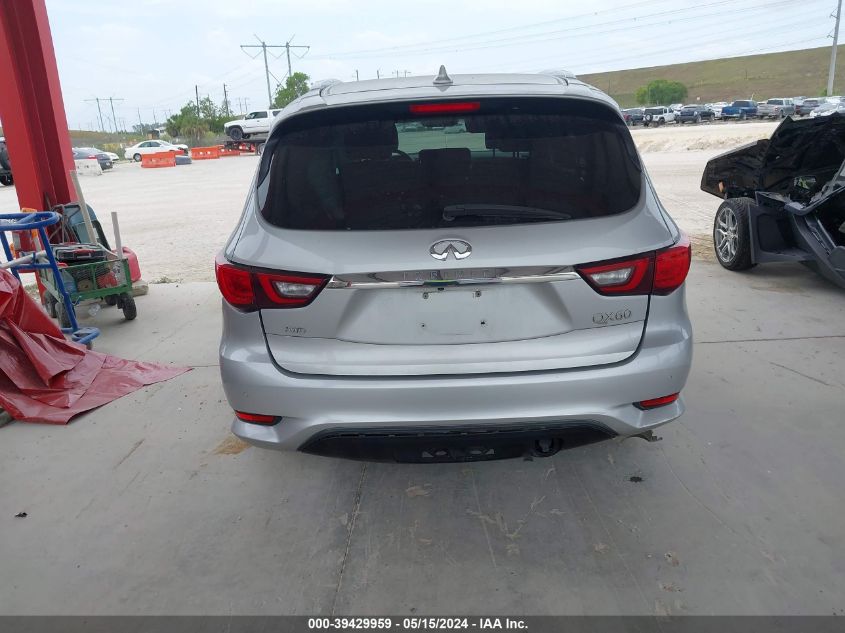 2020 Infiniti Qx60 Luxe Awd/Pure Awd/Signature Edition Awd VIN: 5N1DL0MM2LC503968 Lot: 39429959