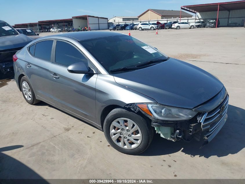 2017 Hyundai Elantra Se VIN: KMHD74LF4HU409901 Lot: 39429965