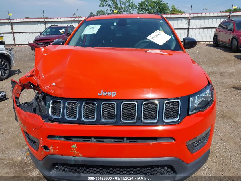 2018 Jeep Compass Sport 4X4 VIN: 3C4NJDAB8JT248947 Lot: 39429985