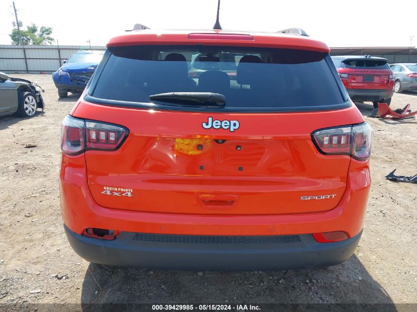 2018 Jeep Compass Sport 4X4 VIN: 3C4NJDAB8JT248947 Lot: 39429985