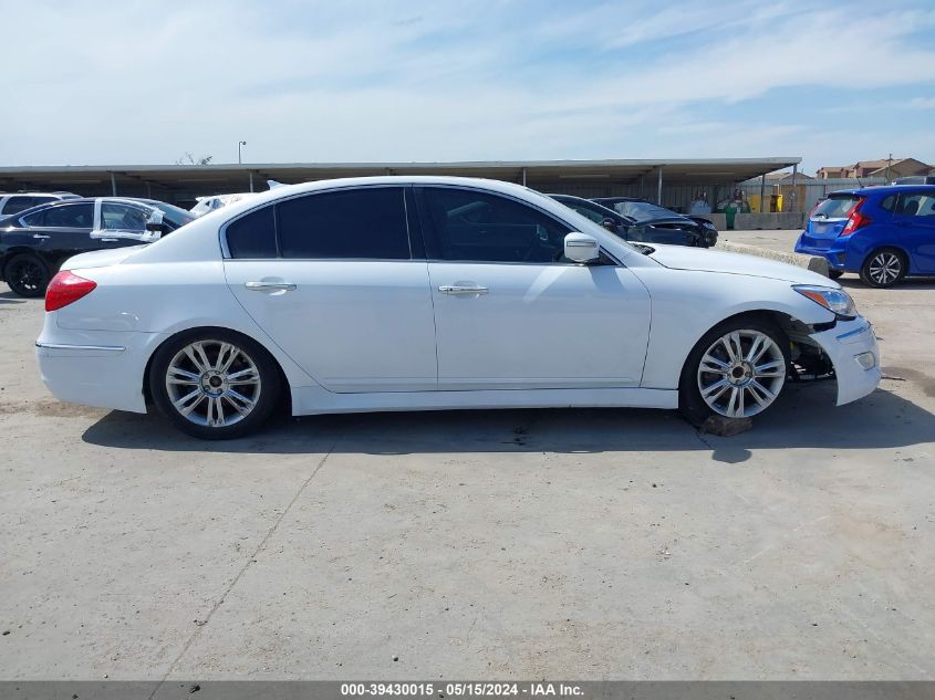 2014 Hyundai Genesis 3.8 VIN: KMHGC4DD9EU261004 Lot: 39430015