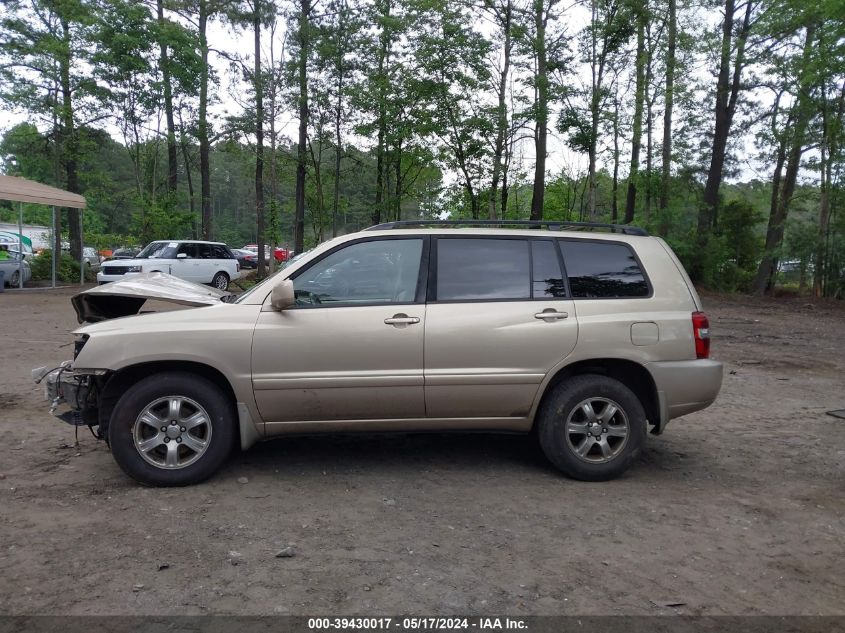 2004 Toyota Highlander V6 VIN: JTEEP21AX40049373 Lot: 39430017
