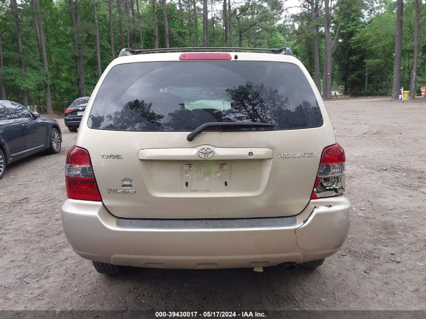 2004 Toyota Highlander V6 VIN: JTEEP21AX40049373 Lot: 39430017