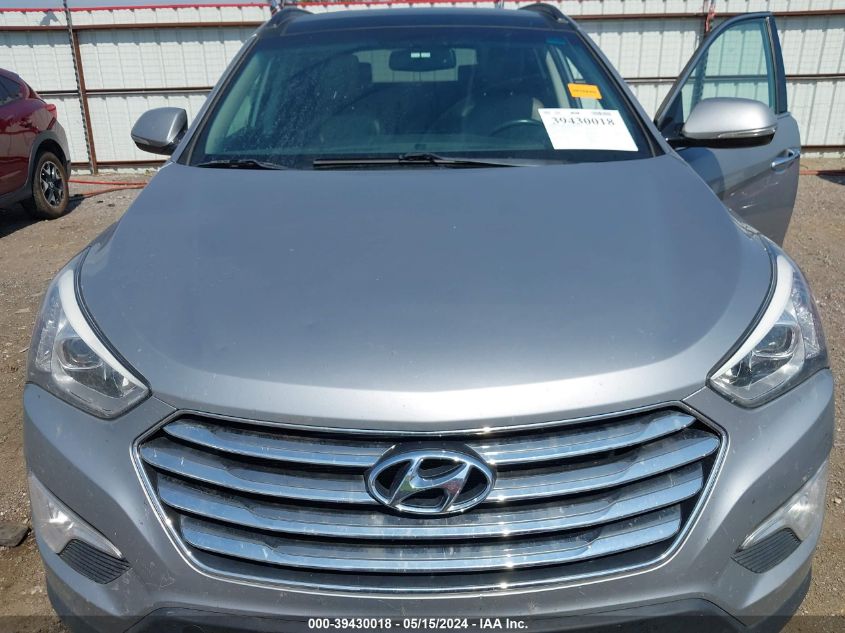 2016 Hyundai Santa Fe Se VIN: KM8SR4HF2GU147997 Lot: 39430018