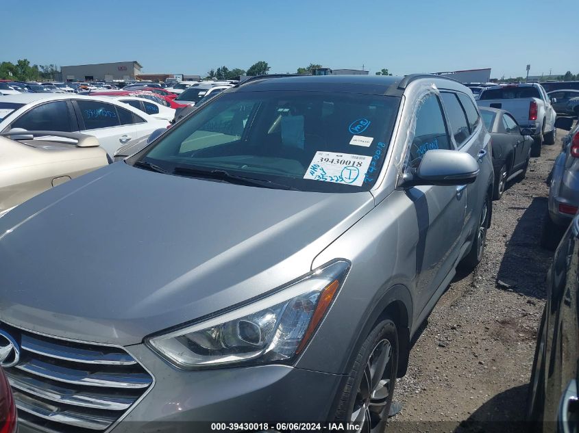 2016 Hyundai Santa Fe Se VIN: KM8SR4HF2GU147997 Lot: 39430018