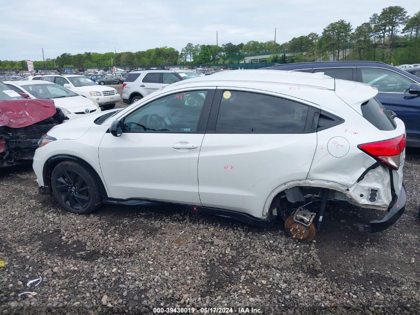 2021 Honda Hr-V Awd Sport VIN: 3CZRU6H13MM743292 Lot: 39430019