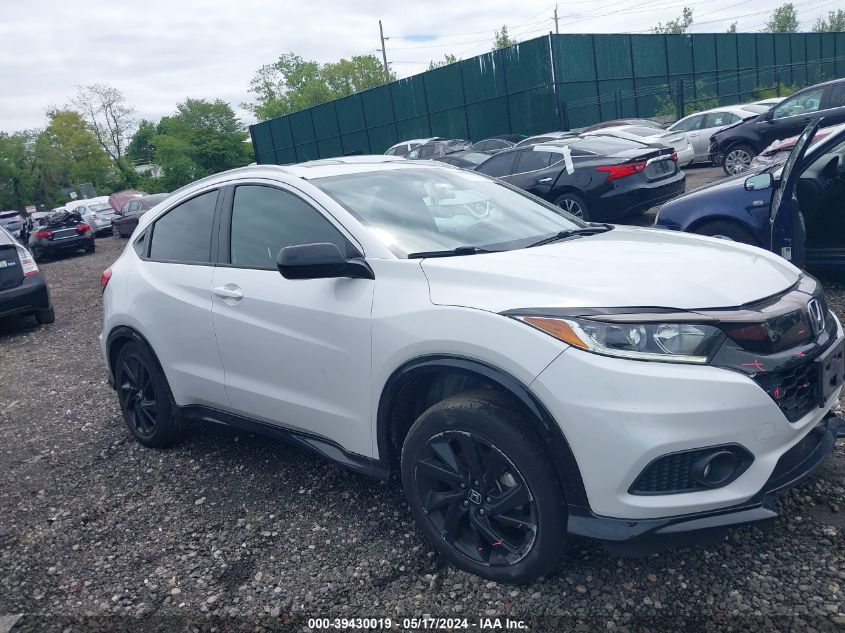 2021 Honda Hr-V Awd Sport VIN: 3CZRU6H13MM743292 Lot: 39430019