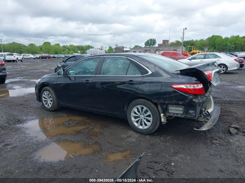 2016 Toyota Camry Le VIN: 4T1BF1FK5GU170651 Lot: 39430028