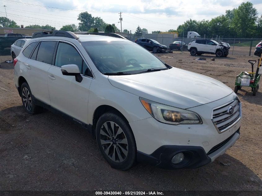 2015 Subaru Outback 2.5I Limited VIN: 4S4BSBNC0F3360891 Lot: 39430040