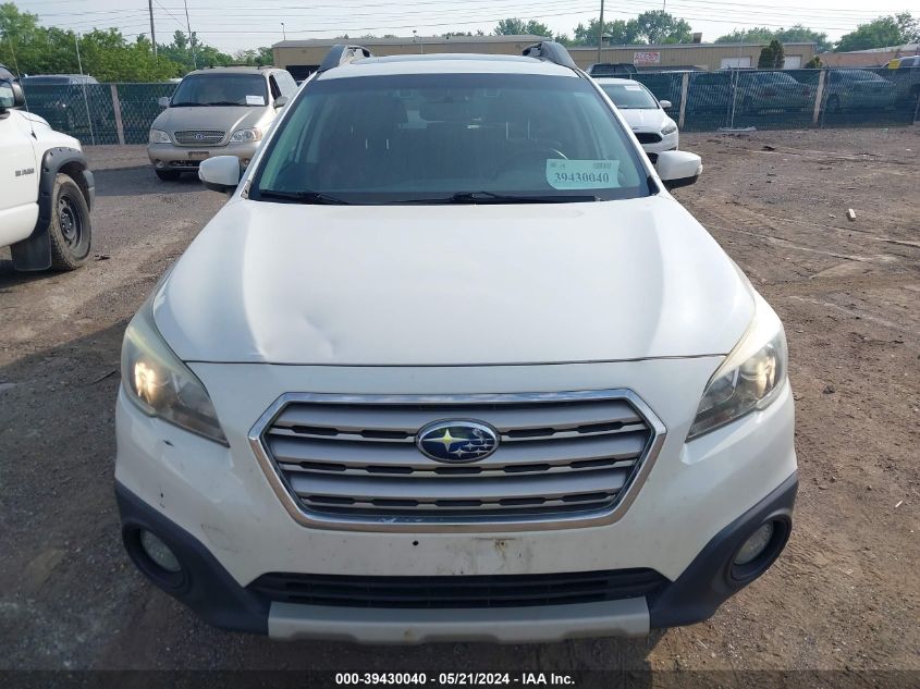 2015 Subaru Outback 2.5I Limited VIN: 4S4BSBNC0F3360891 Lot: 39430040