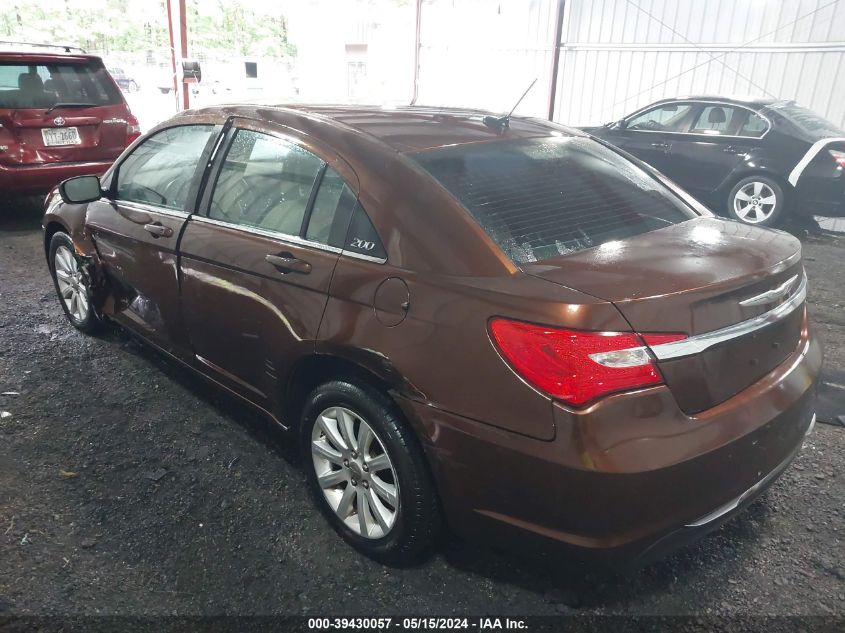 2012 Chrysler 200 Touring VIN: 1C3CCBBG6CN169557 Lot: 39430057