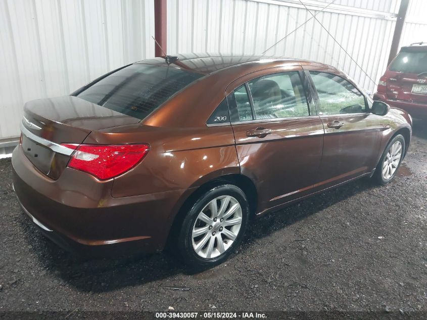 2012 Chrysler 200 Touring VIN: 1C3CCBBG6CN169557 Lot: 39430057