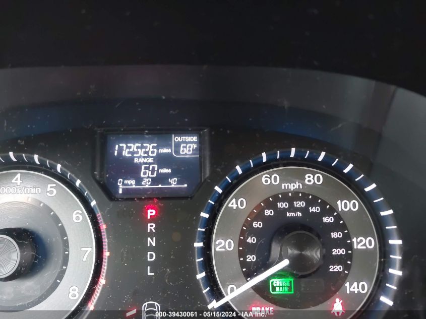 2012 Honda Odyssey Ex-L VIN: 5FNRL5H62CB110848 Lot: 39430061