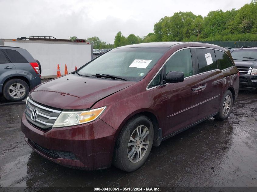 2012 Honda Odyssey Ex-L VIN: 5FNRL5H62CB110848 Lot: 39430061