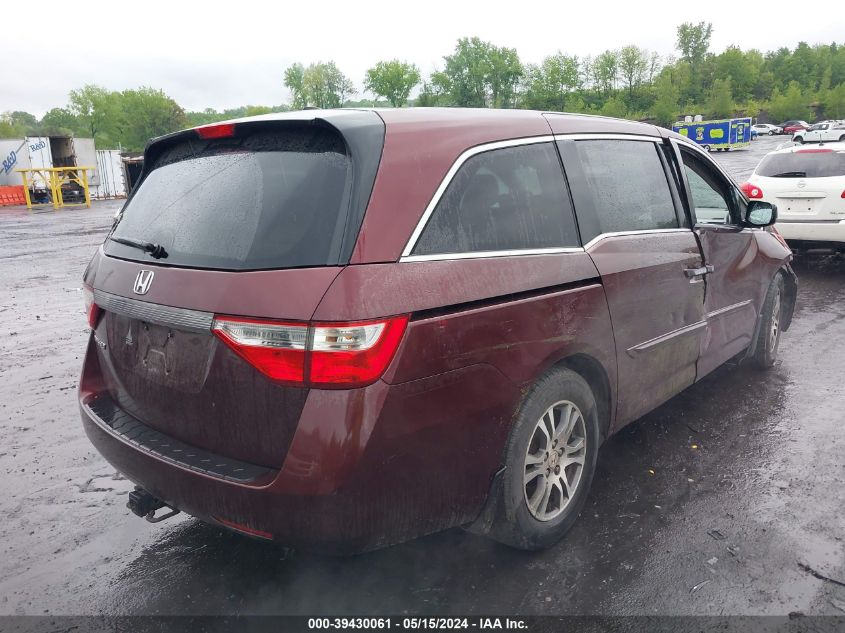 2012 Honda Odyssey Ex-L VIN: 5FNRL5H62CB110848 Lot: 39430061