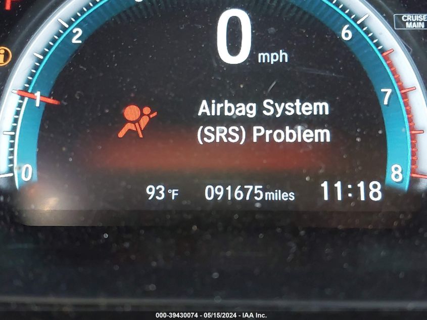 2018 Honda Civic Ex VIN: SHHFK7H52JU214230 Lot: 39430074