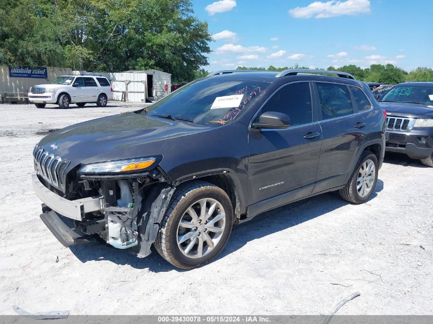 2016 Jeep Cherokee Limited VIN: 1C4PJLDS6GW212174 Lot: 39430078